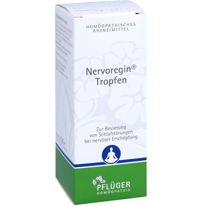 Pflüger Nervoregin Tropfen zur Besserung von Schlafstörungen bei nervöser Erschöpfung, 100 ml Solution