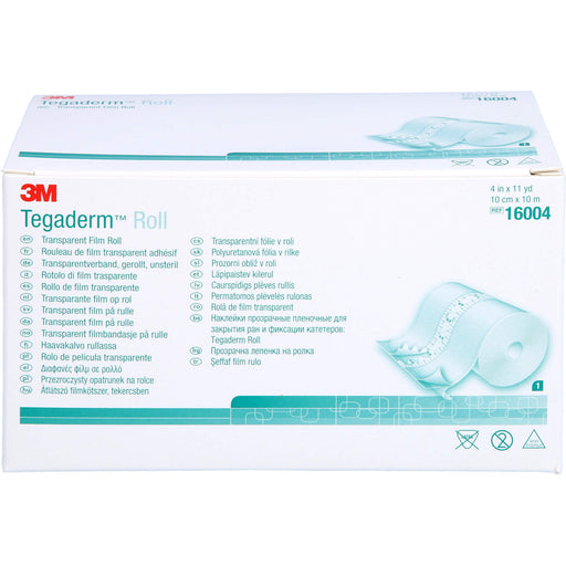 3M Tegaderm Roll 10 cm x 10 m Transparentverband unsteril, 1 St. Pflaster