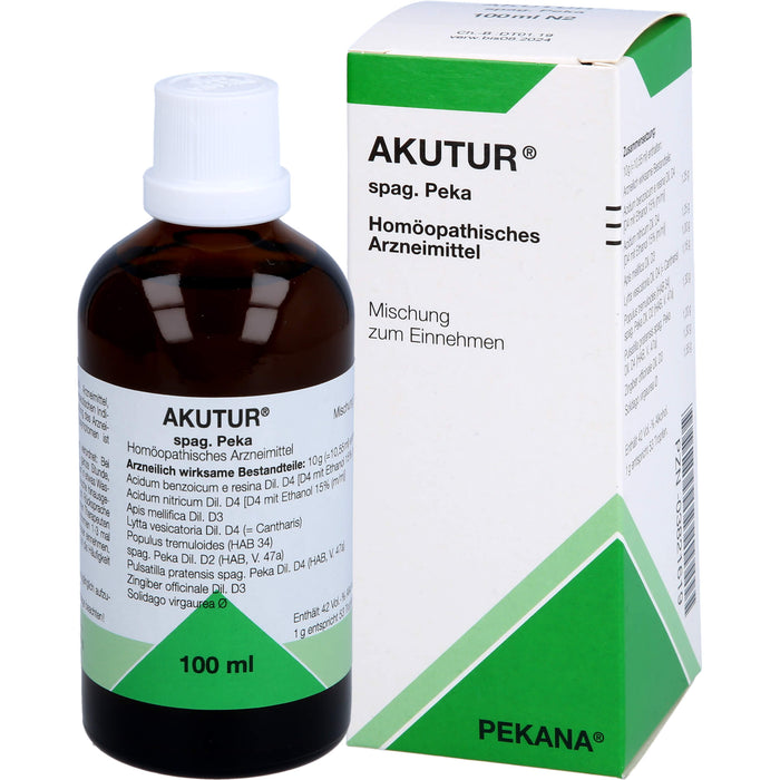 Akutur spag. Peka Tropfen, 100 ml Solution