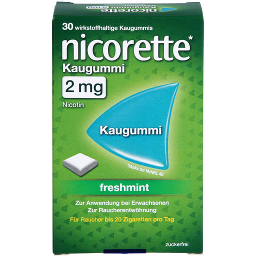 nicorette Kaugummi 2 mg freshmint  Reimport EMRAmed, 30 St. Kaugummi