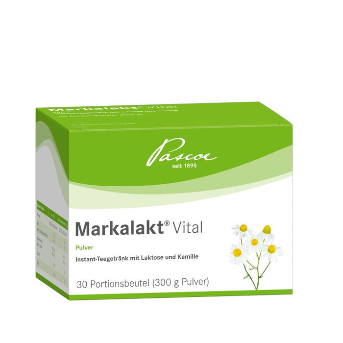 Markalakt Vital Pulver Instant-Teegetränk mit Lactose und Kamille, 300 g Poudre