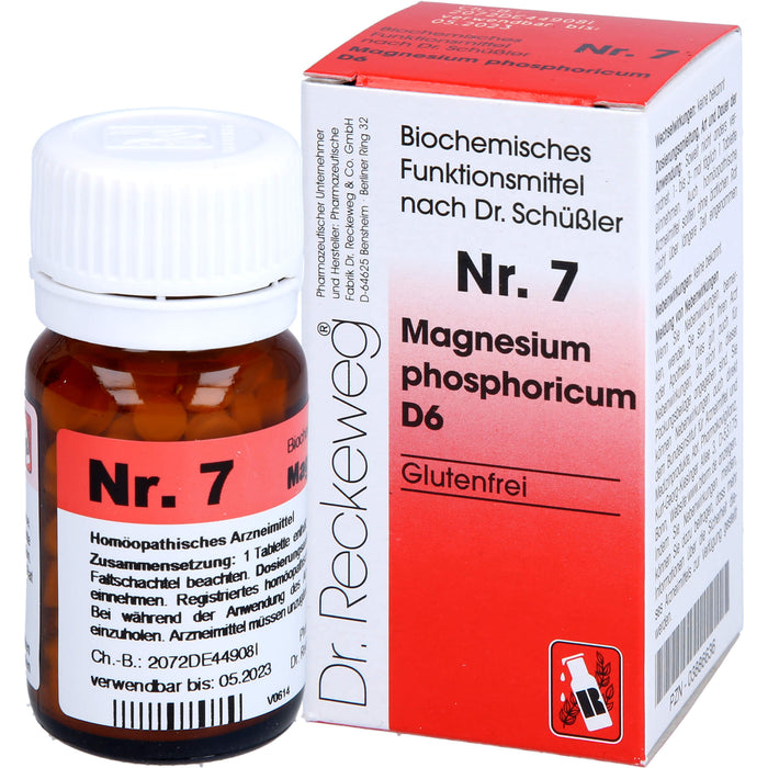 Dr. Reckeweg Biochemie 7 Magnesium phosphoricum D6 Tabletten, 200 pc Tablettes