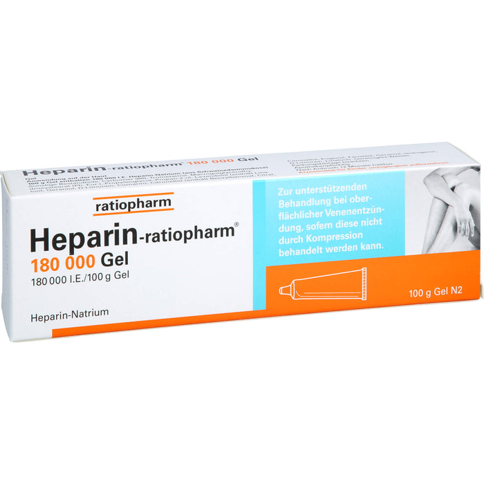 Heparin-ratiopharm 180 000 Gel, 100 g Gel