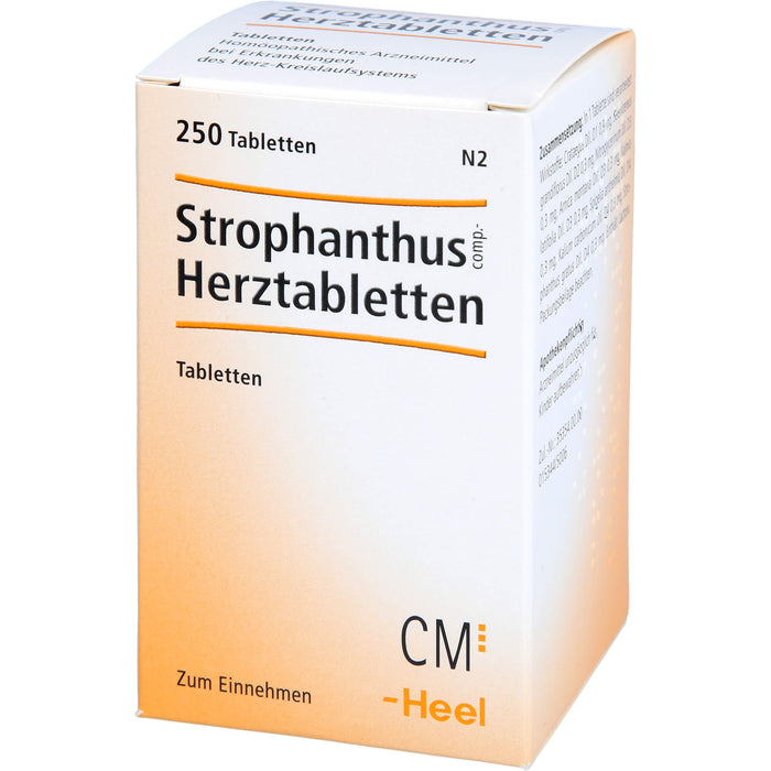 Strophantus comp. Herztabletten Heel, 250.0 St. Tabletten