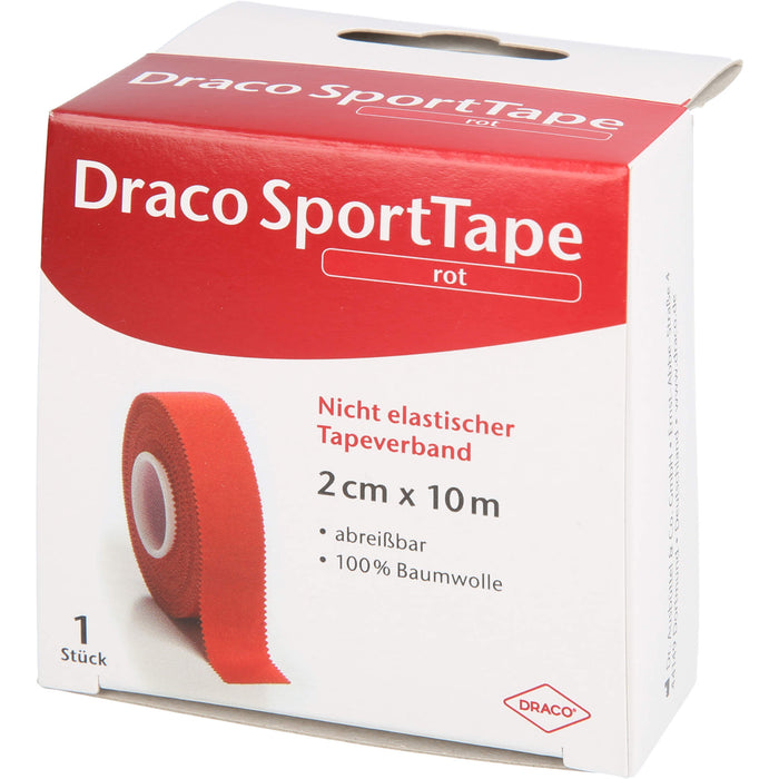 Dracotapeverband 10mx2cm rot, 1 St VER