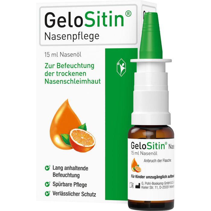 Gelositin Nasenpflege Nasenöl, 15 ml Lösung
