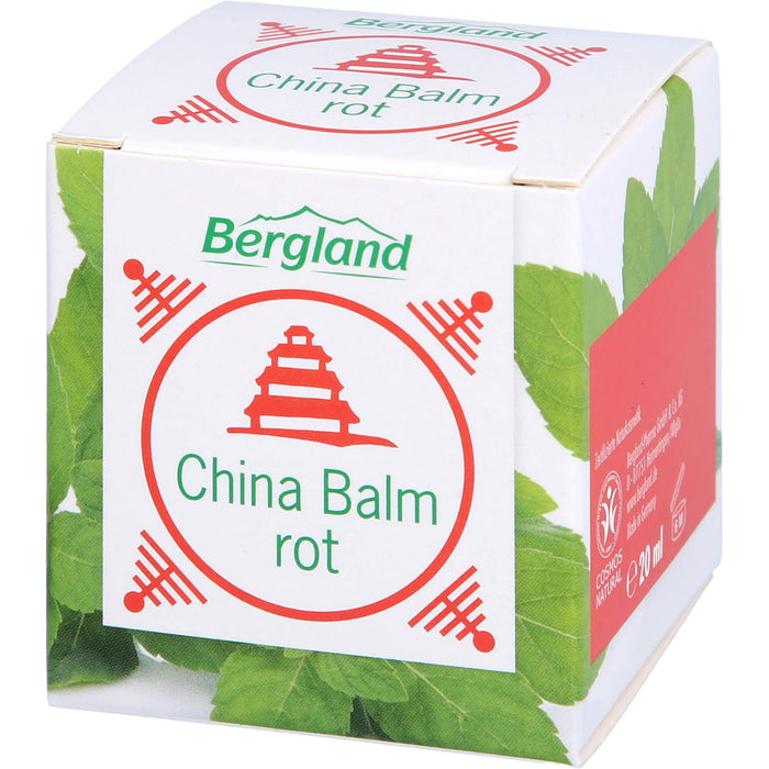 China Balm rot, 20 ml Cream