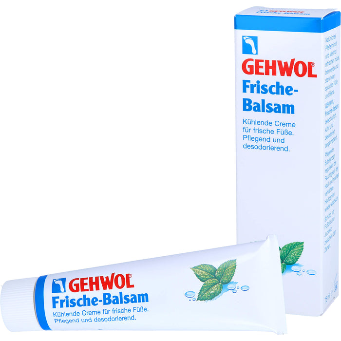 GEHWOL Frische-Balsam kühlende Creme für frische Füße, pflegend und desodorierend, 75 ml Cream