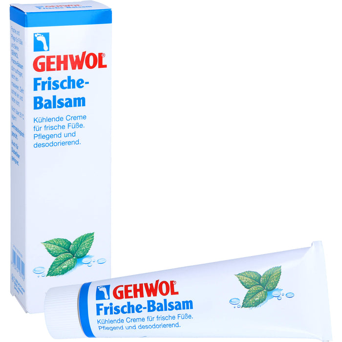 GEHWOL Frische-Balsam kühlende Creme für frische Füße, pflegend und desodorierend, 75 ml Cream