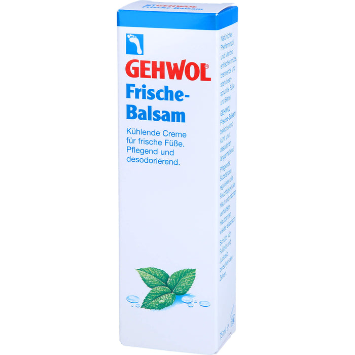 GEHWOL Frische-Balsam kühlende Creme für frische Füße, pflegend und desodorierend, 75 ml Cream