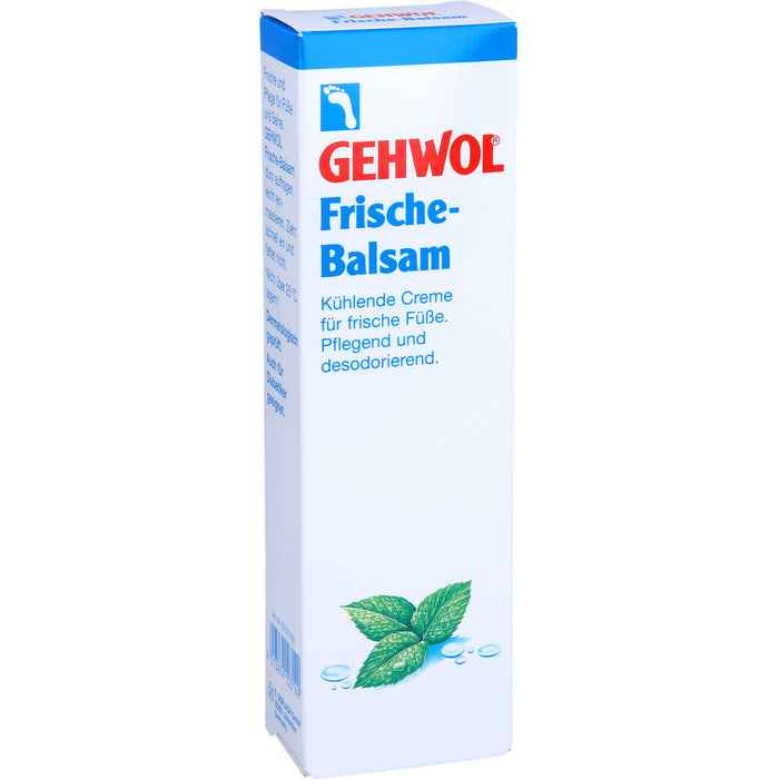 GEHWOL Frische-Balsam kühlende Creme für frische Füße, pflegend und desodorierend, 75 ml Cream