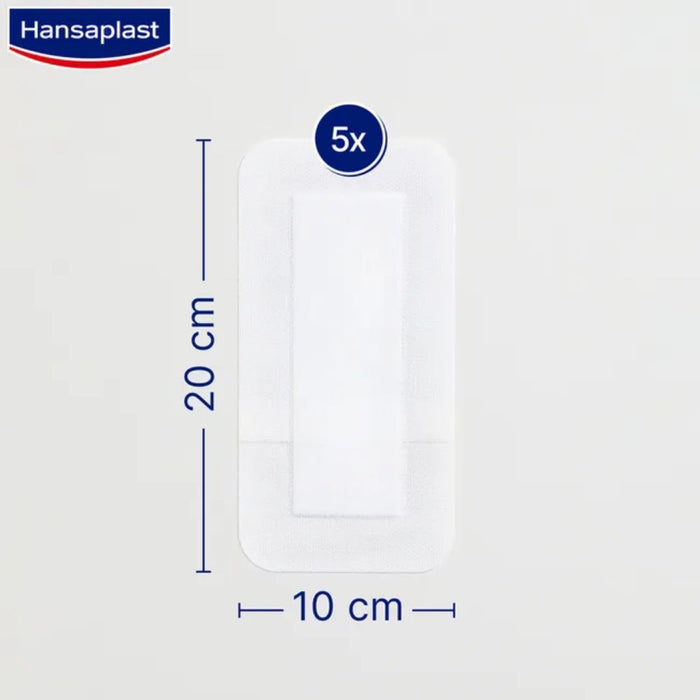 Hansaplast Wundverband 4XL Steril Sensitive 10 x 20 cm, 5 St. Pflaster