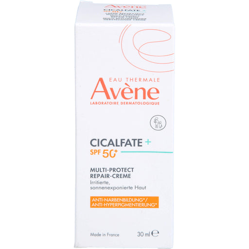 Avène Cicalfate Multi-Protect Repair-Creme SPF 50+ bei irritierter, sonnenexponierter Haut, 30 ml Creme