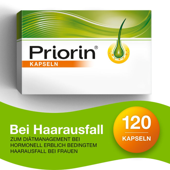 Priorin Kapseln für den Nährstoffbedarf der Haarwurzel, 120 pcs. Capsules