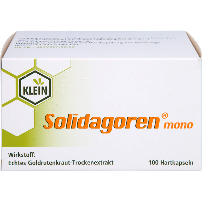Solidagoren mono Hartkapseln zur Durchspülung der Harnwege, 100 St. Kapseln