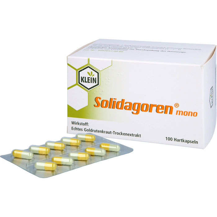 Solidagoren mono Hartkapseln zur Durchspülung der Harnwege, 100 St. Kapseln