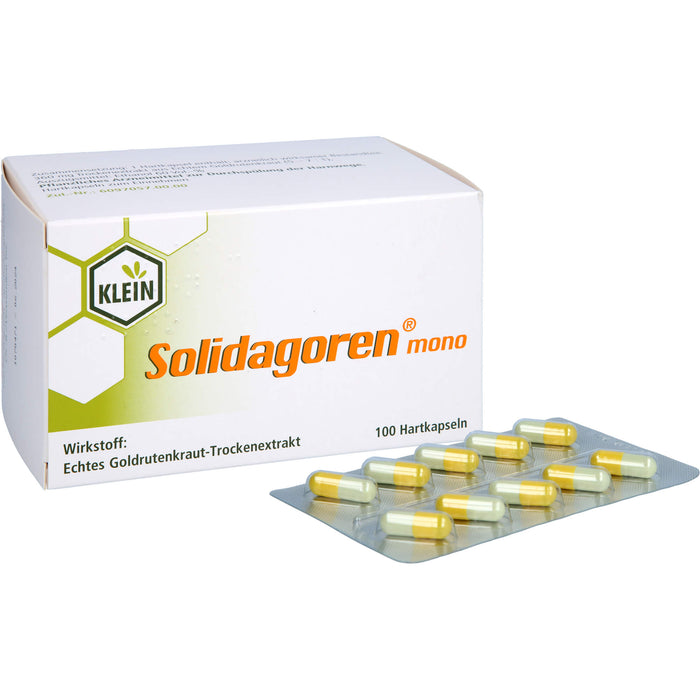 Solidagoren mono Hartkapseln zur Durchspülung der Harnwege, 100 St. Kapseln