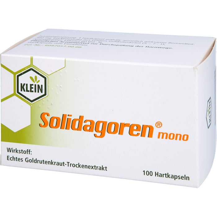 Solidagoren mono Hartkapseln zur Durchspülung der Harnwege, 100 St. Kapseln