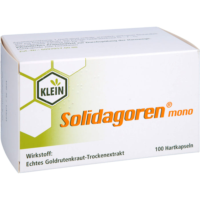 Solidagoren mono Hartkapseln zur Durchspülung der Harnwege, 100 St. Kapseln
