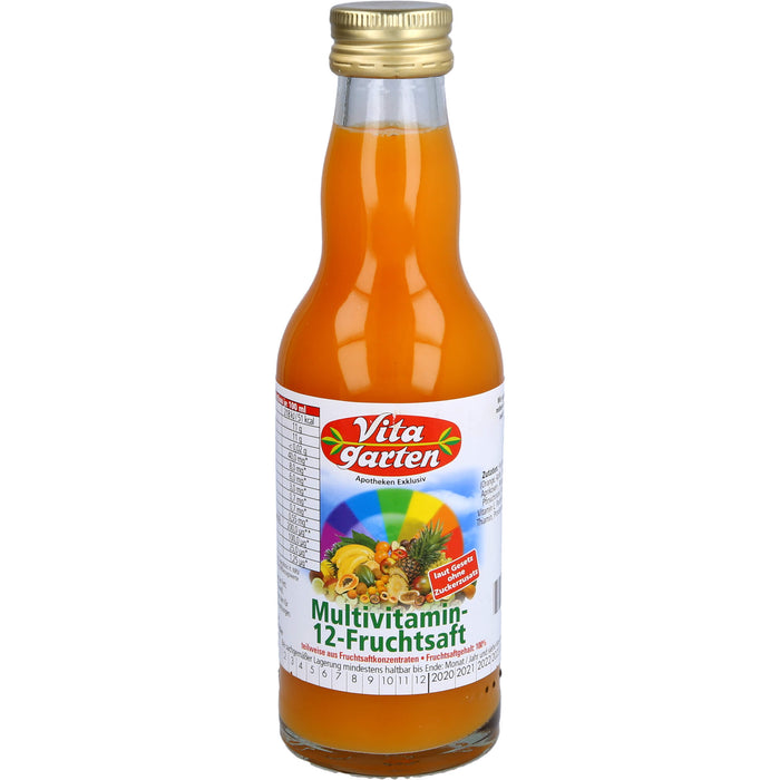 Vitagarten 12-Frucht-Multi-Saft Einwegflasche, 200 ml Lösung
