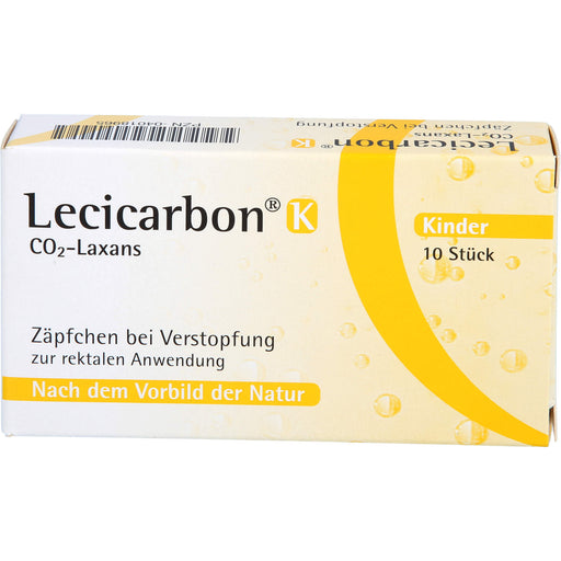 Lecicarbon  K CO2-Laxans (Kinderzäpfchen), 10 St. Zäpfchen