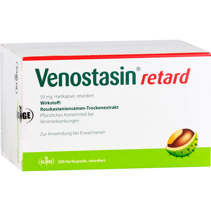 Venostasin retard 50 mg Hartkapsel retardiert EMRAmed, 200 pc Capsules