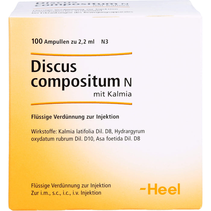 Heel Discus compositum N mit Kalmia flüssige Verdünnung, 100 St. Ampullen