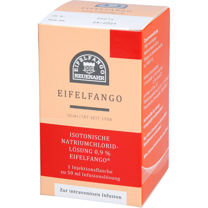 EIFELFANGO Isotonische Natriumchlorid-Lösung 0,9 % Infusionslösung, 50 ml Solution