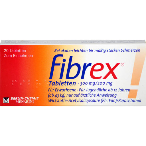 BERLIN-CHEMIE fibrex Tabletten bei Schmerzen, 20 St. Tabletten