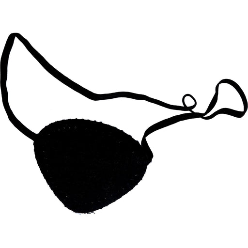 DR. JUNGHANS Augenklappe mit Gummiband schwarz, 1 St. Augenklappe