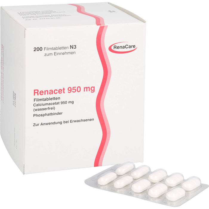 Renacet 950 mg Filmtabletten, 200 St FTA