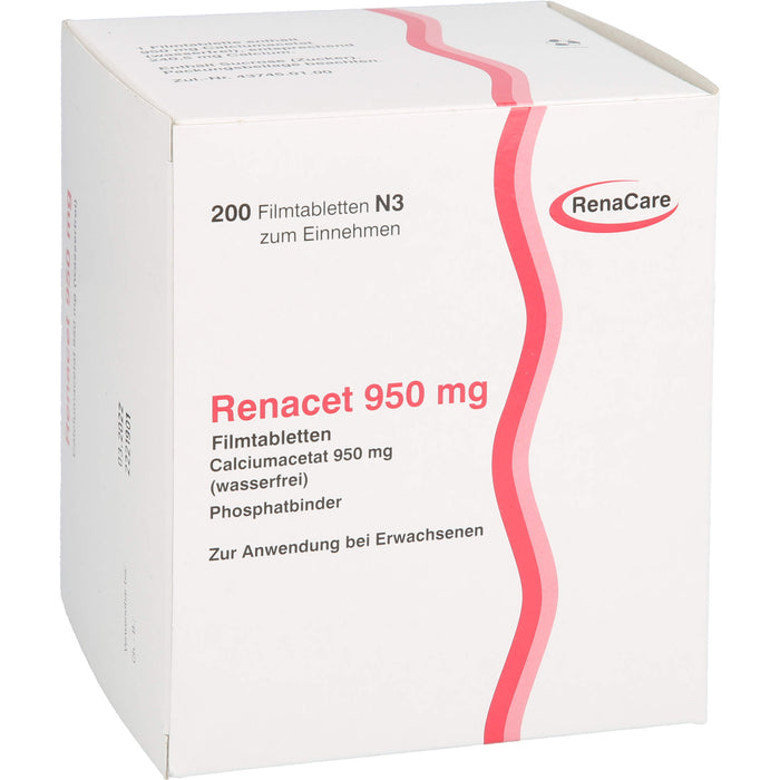 Renacet 950 mg Filmtabletten, 200 St FTA