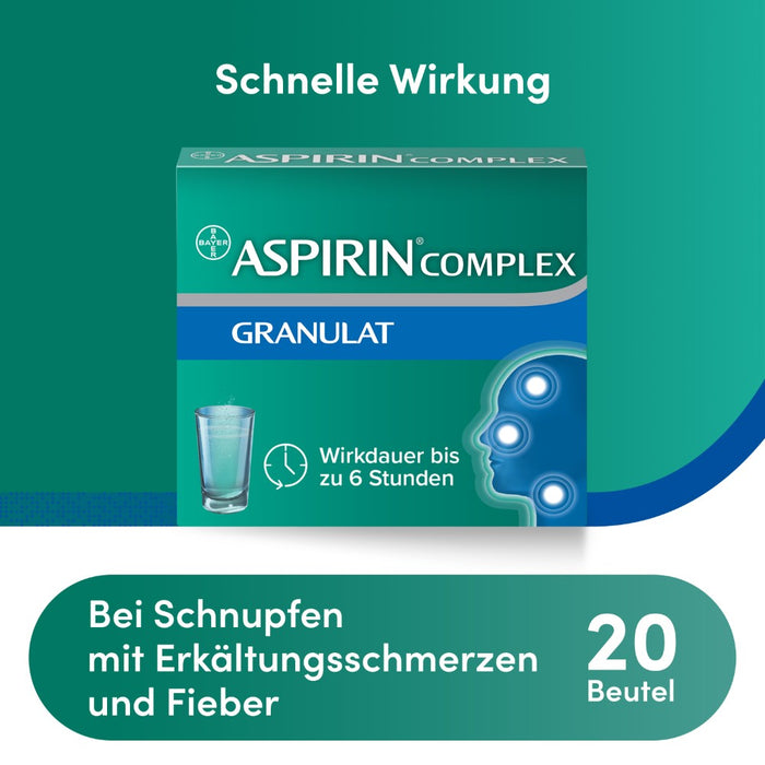 ASPIRIN Complex Granulat, 20 pc Sachets