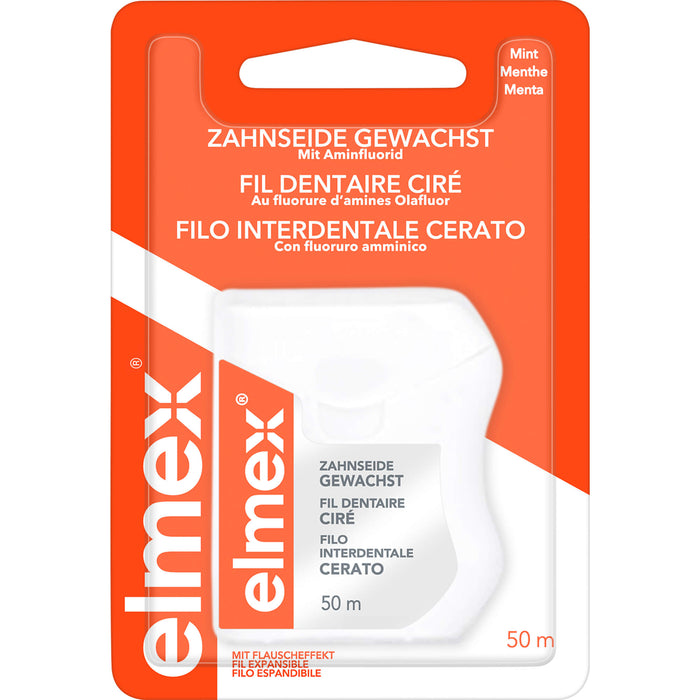elmex Zahnseide gewachst mit Aminfluorid, 1 pc Paquet