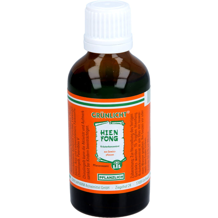 Grünlicht Hienfong Kräuterkonzentrat, 50 ml Solution