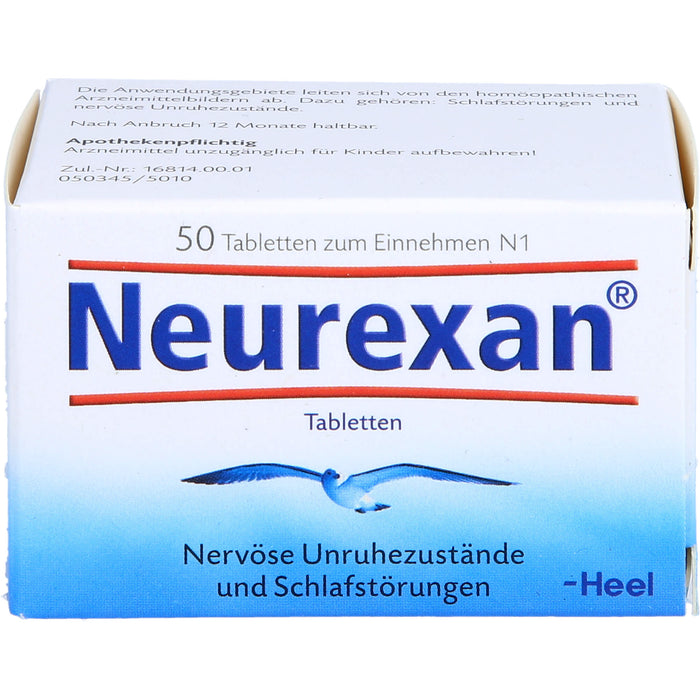 Neurexan Tabletten bei nervösen Unruhezuständen und Schlafstörungen, 50.0 St. Tabletten