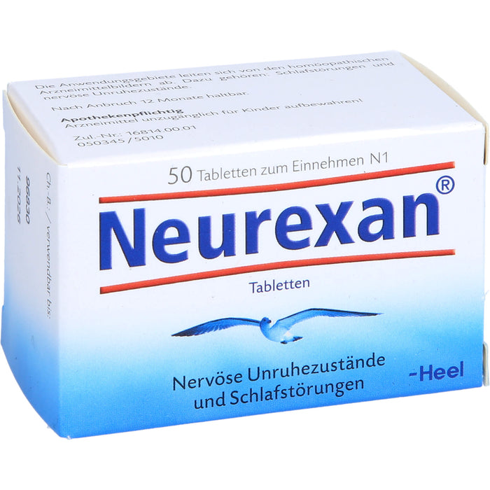 Neurexan Tabletten bei nervösen Unruhezuständen und Schlafstörungen, 50.0 St. Tabletten