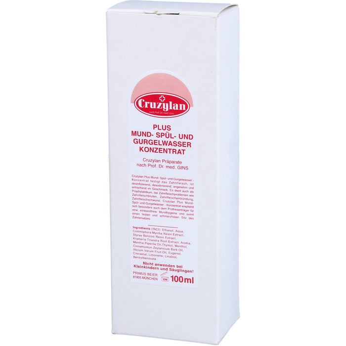 Cruzylan Plus Mund- Spül u. Gurgelwasserkonzentrat, 100 ml TRO