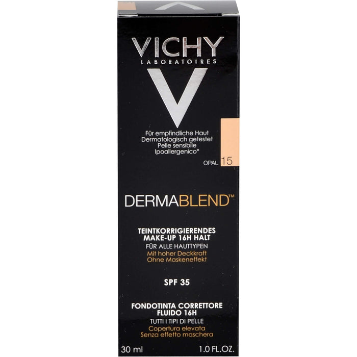 VICHY Dermablend teintkorrigierendes Make-up Fluid 15 Opal, 30 ml Lösung