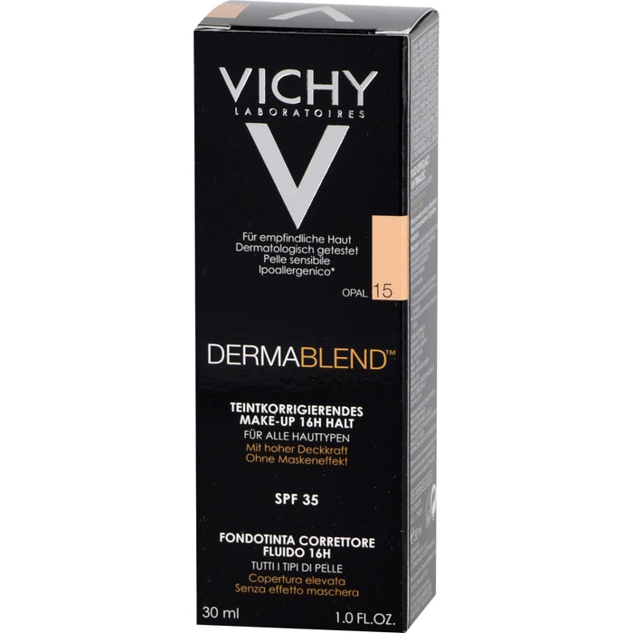 VICHY Dermablend teintkorrigierendes Make-up Fluid 15 Opal, 30 ml Lösung