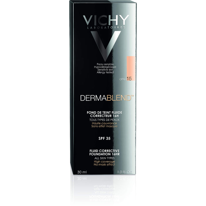 VICHY Dermablend teintkorrigierendes Make-up Fluid 15 Opal, 30 ml Lösung