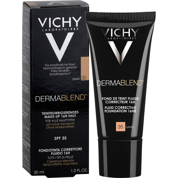 VICHY Dermablend teintkorrigierendes Make-up Fluid 35 Sand, 30 ml Creme