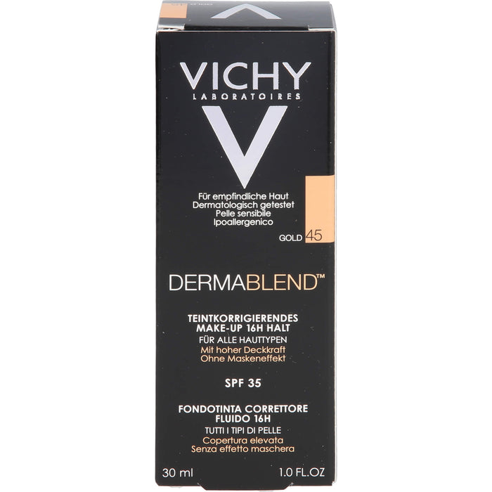 VICHY Dermablend teintkorrigierendes Make-up Fluid 45 Gold, 30 ml Lösung