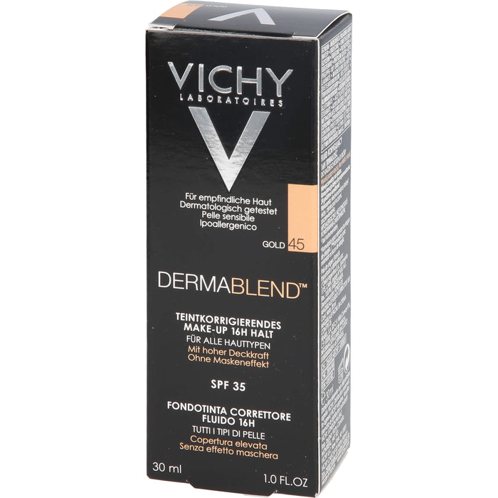 VICHY Dermablend teintkorrigierendes Make-up Fluid 45 Gold, 30 ml Solution