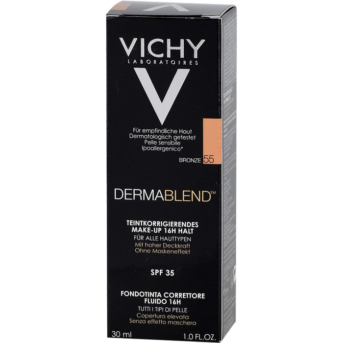 VICHY Dermablend teintkorrigierendes Make-up Fluid 55 Bronze, 30 ml Solution