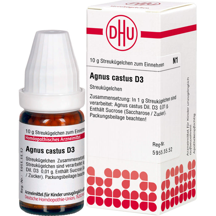 Agnus castus D3 DHU Globuli, 10 g Globules