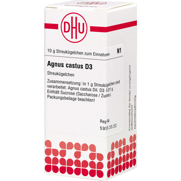 Agnus castus D3 DHU Globuli, 10 g Globules