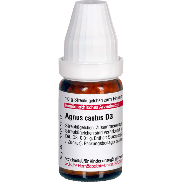 Agnus castus D3 DHU Globuli, 10 g Globules