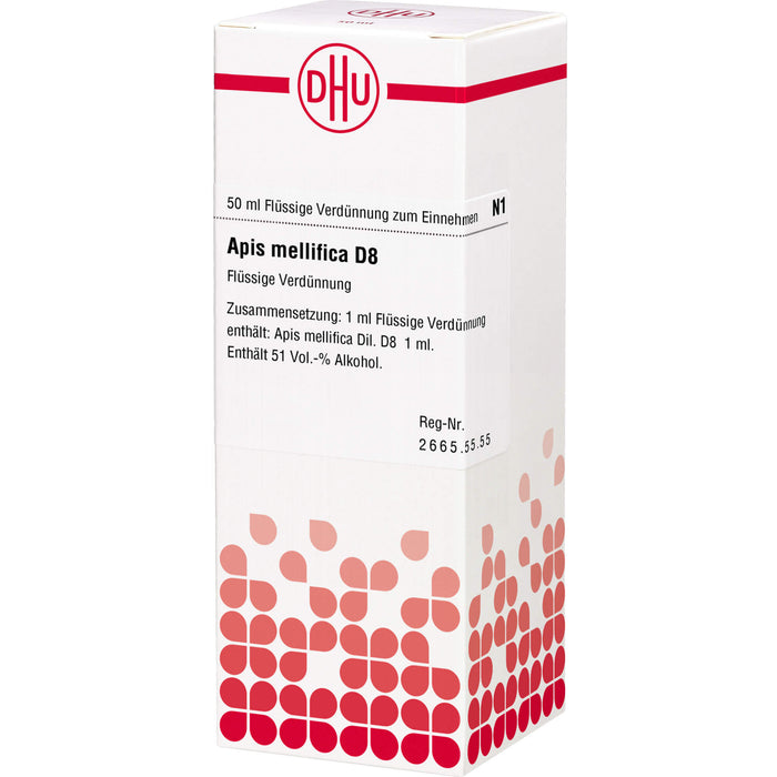 Apis mellifica D8 DHU Dilution, 50 ml Solution