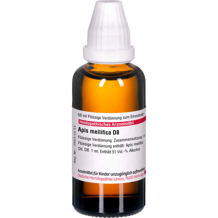 Apis mellifica D8 DHU Dilution, 50 ml Solution